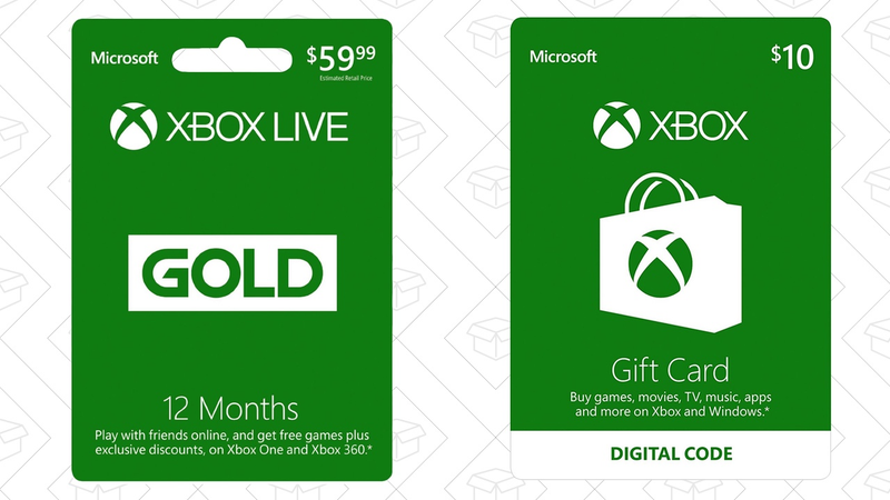 Xbox Live Gold + $10 Bonus Gift Card